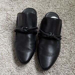3.1 Phillip Lim Black Leather Knot Loafers